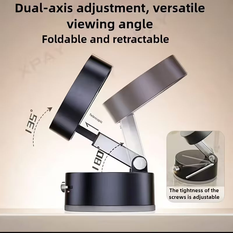 Vacuum Suction Magnetic Phone Mount – Foldable Car & Desk Stand