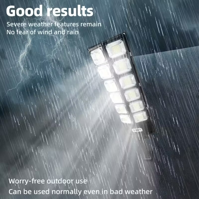 IP65 rated weatherproof solar lights rain tested outdoor garden pathway lighting