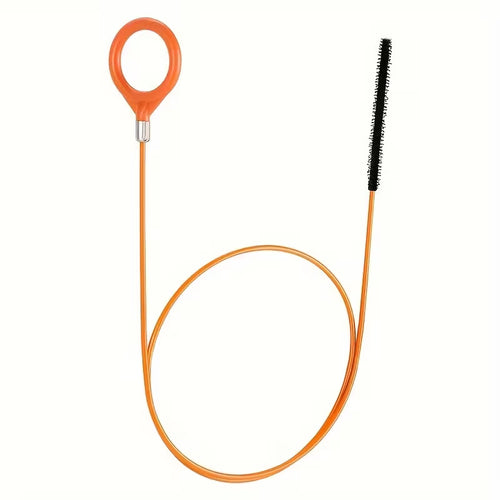 Flexible drain cleaning tool set, 3 pack, orange