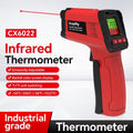 Red infrared laser thermometer gun with backlit display, -58°F to 1022°F